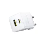شارژ دیواری فست و PD دو پورت Baseus مدل Palm 20W - سفید (گارانتی آونگ) - تصویر 6