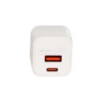 شارژر دیواری فست و PD دو پورت Hatron مدل HWC260GM 20W - سفید - تصویر 5