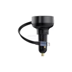 شارژر فندکی PD و فست دو پورت Baseus مدل Enjoyement Pro CCTXP-UC 60W - مشکی (گارانتی آونگ) - تصویر 3
