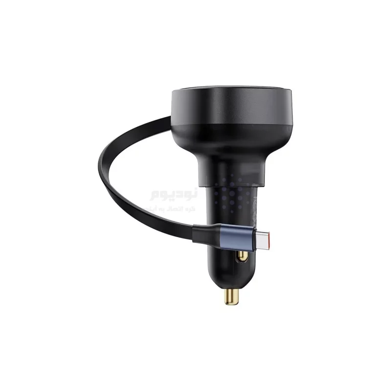 شارژر فندکی PD و فست دو پورت Baseus مدل Enjoyement Pro CCTXP-UC 60W - مشکی (گارانتی آونگ) - تصویر 3
