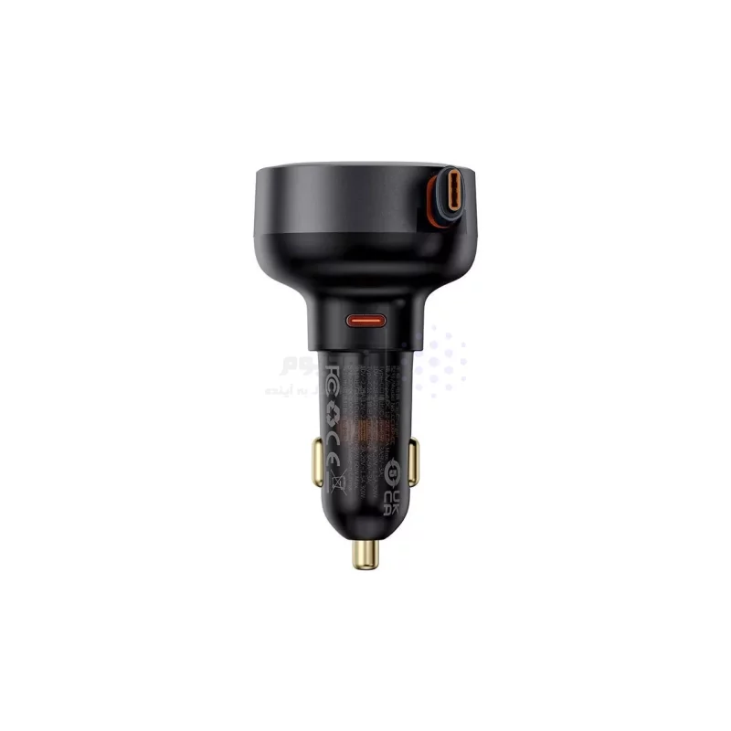 شارژر فندکی PD و فست دو پورت Baseus مدل Enjoyement Pro CCTXP-UC 60W - مشکی (گارانتی آونگ) - تصویر 4