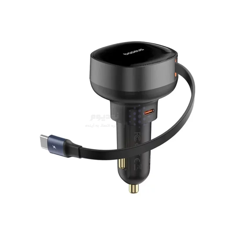 شارژر فندکی PD و فست دو پورت Baseus مدل Enjoyement Pro CCTXP-UC 60W - مشکی (گارانتی آونگ) - تصویر 5