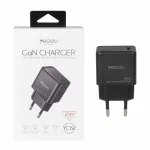 شارژر دیواری PD و فست تک پورت Yesido مدل YC62 25W - مشکی (گارانتی 18 ماه تعویض نیکان همراه)