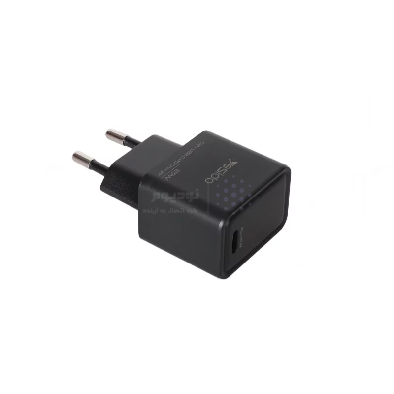 شارژر دیواری PD و فست تک پورت Yesido مدل YC62 25W - مشکی (گارانتی 18 ماه تعویض نیکان همراه) - تصویر 5