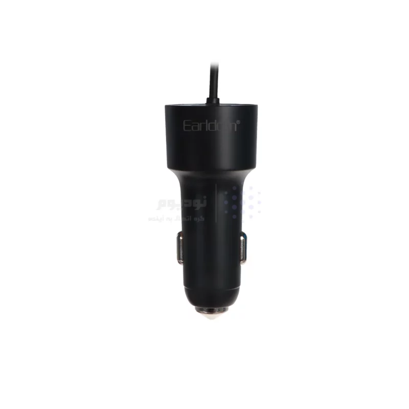 شارژر فندکی PD و فست دو پورت Earldom مدل CC44 83W - مشکی(کابل رابط متصل Type-c) - تصویر 3