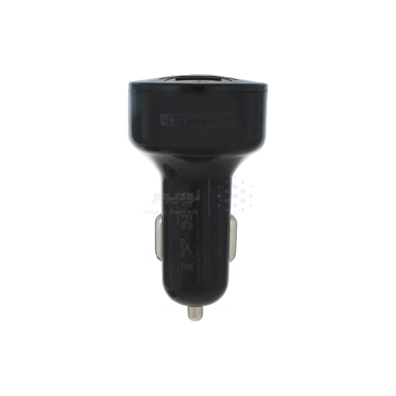 شارژر فندکی فست و PD چهار پورت مدل CC123 38W - مشکی - BSA - تصویر 3