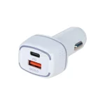 شارژر فندکی فست و PD دو پورت FAST مدل WKN-706 55W - سفید - BSA - تصویر 4