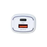 شارژر فندکی فست و PD دو پورت FAST مدل WKN-706 55W - سفید - BSA - تصویر 5