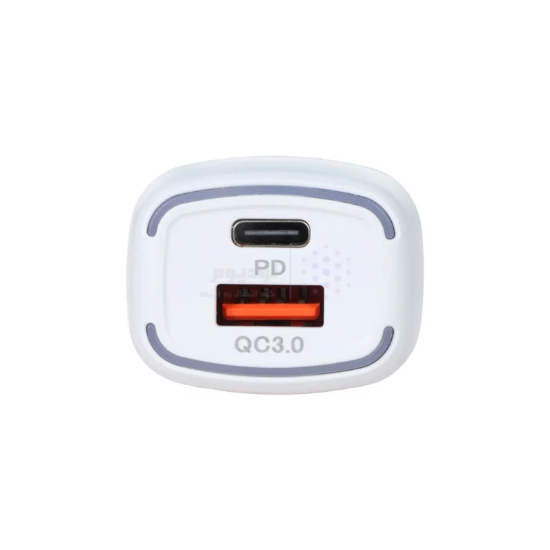 شارژر فندکی فست و PD دو پورت FAST مدل WKN-706 55W - سفید - BSA - تصویر 5