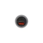 شارژر فندکی PD و فست دو پورت FirstYou مدل F065 30W - نقره ای - تصویر 4