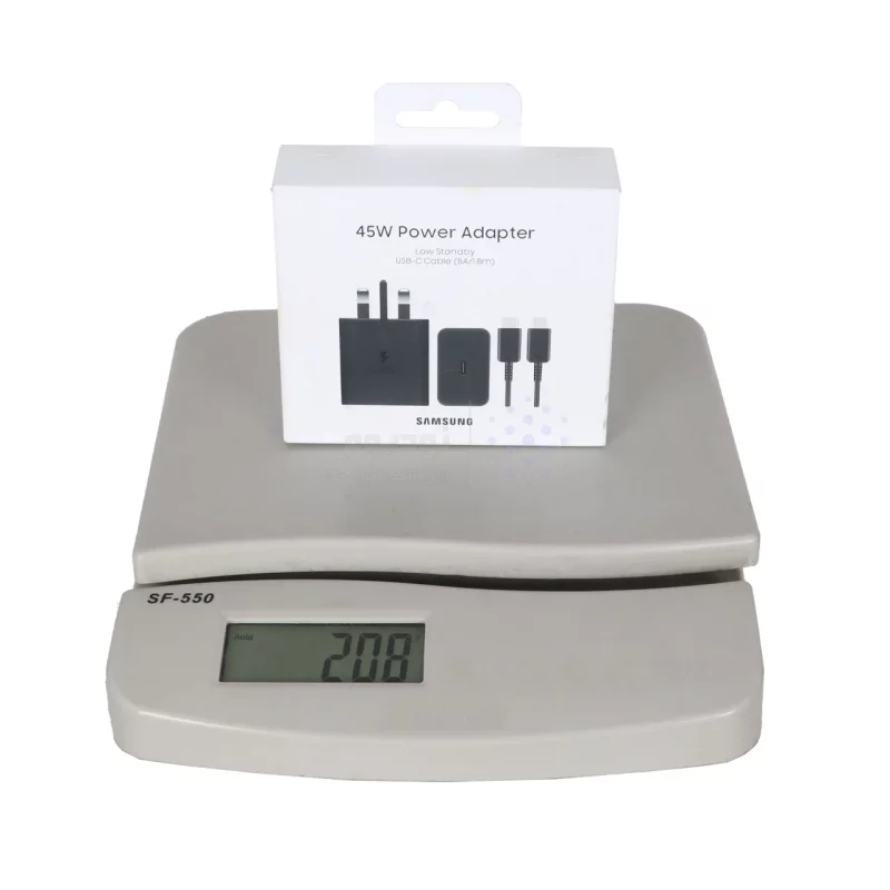 شارژر سه پین + کابل SAMSUNG 45W اصل T4511 ( فست و PD) مشکی - اصل چین (گارانتی 18 ماهه تعویض اچ دی سرویس ) - تصویر 6