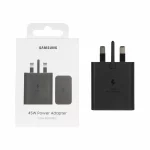 شارژر دیواری سه پین PD و فست تک پورت SAMSUNG مدلEP-T4511 45W - مشکی اصل چین (گارانتی 18 ماهه تعویض اچ دی سرویس )