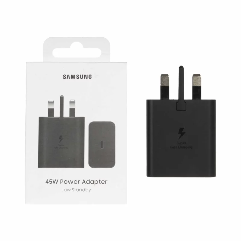 شارژر دیواری سه پین PD و فست تک پورت SAMSUNG مدلEP-T4511 45W - مشکی اصل چین (گارانتی 18 ماهه تعویض اچ دی سرویس ) - تصویر 2