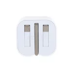شارژر دیواری سه پین PD و فست تک پورت Mossco مدل IC-62 25W به همراه کابل شارژ Type-C To Ligthning - سفید - تصویر 5