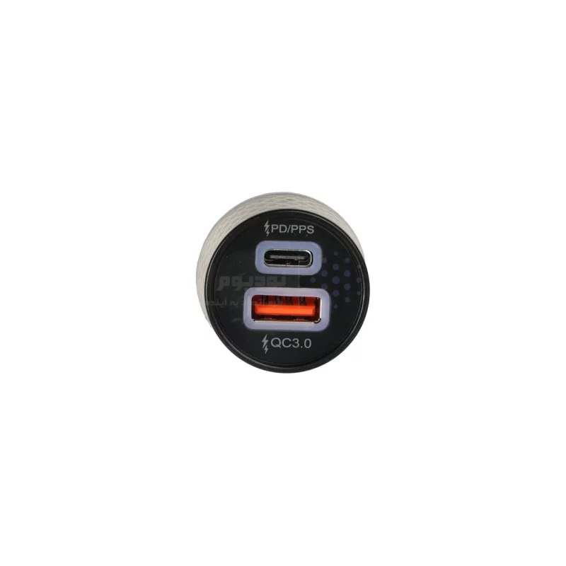 شارژر فندکی PD و فست دو پورت مدل CC-68 45W - مشکی DST (گارانتی شش ماهه) - تصویر 4