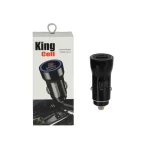 شارژر فندکی فست و PD دو پورت King Cell 30W - مشکی - ASP (گارانتی شش ماهه آروین)