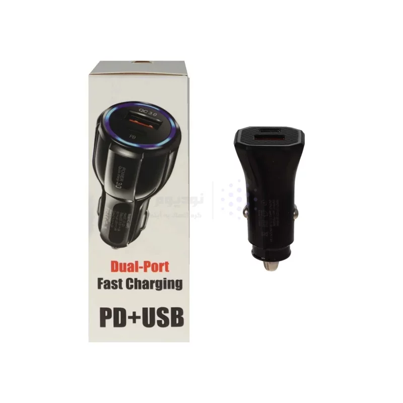 شارژر فندکی فست و PD دو پورت King Cell 30W - مشکی - ASP (گارانتی شش ماهه آروین) - تصویر 6