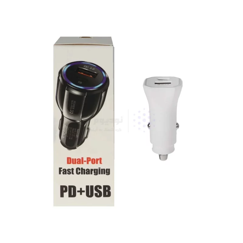 شارژر فندکی فست و PD دو پورت King Cell 30W - سفید - ASP (گارانتی شش ماهه آروین) - تصویر 5