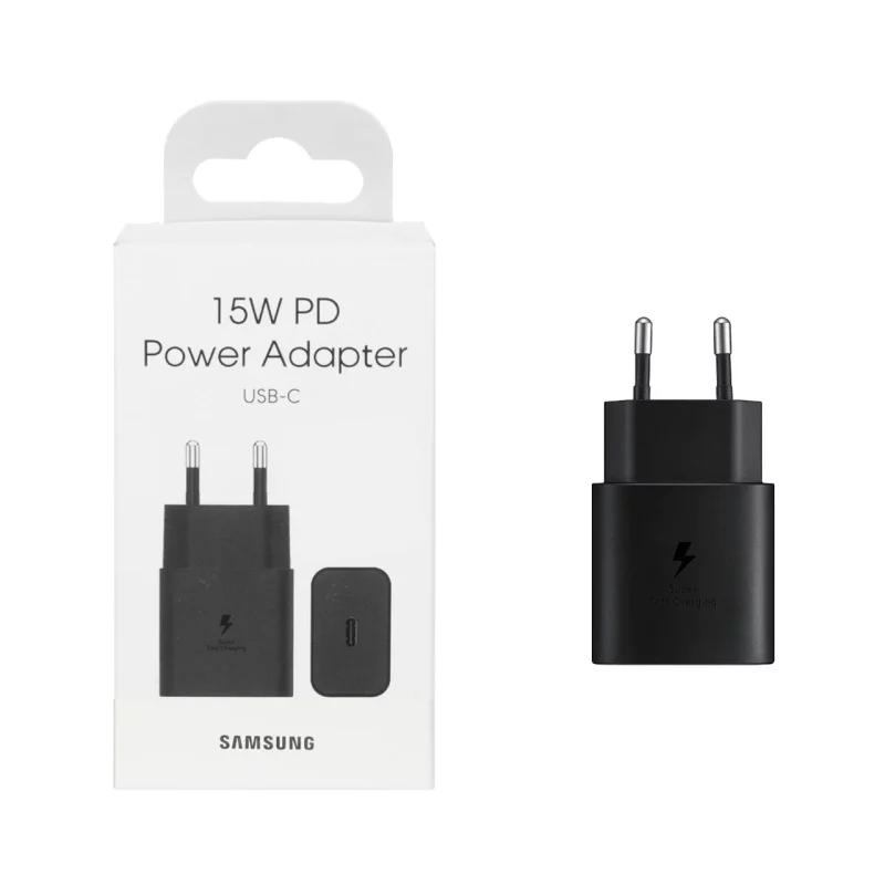 شارژر دیواری فست و PD تک پورت SAMSUNG مدل EP-T1510 15W - مشکی (گارانتی یکساله شرکتی) - تصویر 2