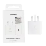 شارژر دیواری سه پین Samsung مدل EP-T2510 25W ( فست و PD) - سفید (گارانتی شش ماهه شرکتی)