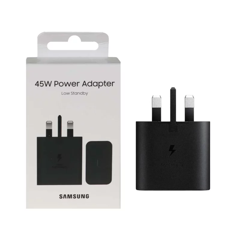 شارژر دیواری سه پین فست و PD تک پورت SAMSUNG Type-C مدل EP-T4510 45W - مشکی - BSA - تصویر 2