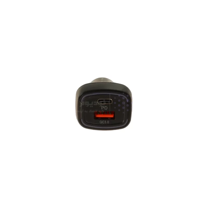شارژر فندکی فست و PD دو پورت مدل CC-XL 38W - مشکی - BSA - تصویر 4