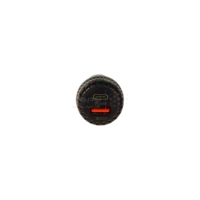 شارژر فندکی فست و PD دو پورت مدل Q-004 20W - مشکی - BSA - تصویر 4