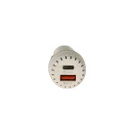 شارژر فندکی فست و PD دو پورت مدل Q-004 20W - سفید - BSA - تصویر 4