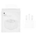 شارژر دیواری 3 پین اپل USB-C مدل 20W B/A - سفید - MMS (گارانتی شش ماهه YA)