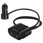 شارژر فندکی فست دو پورت Baseus مدل CRDYQ-01 - مشکی