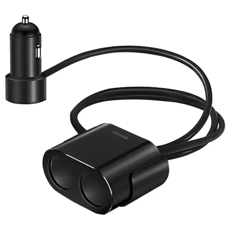 شارژر فندکی فست دو پورت Baseus مدل CRDYQ-01 - مشکی - تصویر 2