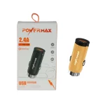 شارژر فندکی فست تک پورت Power Max مدل PM-009 12W - طلایی