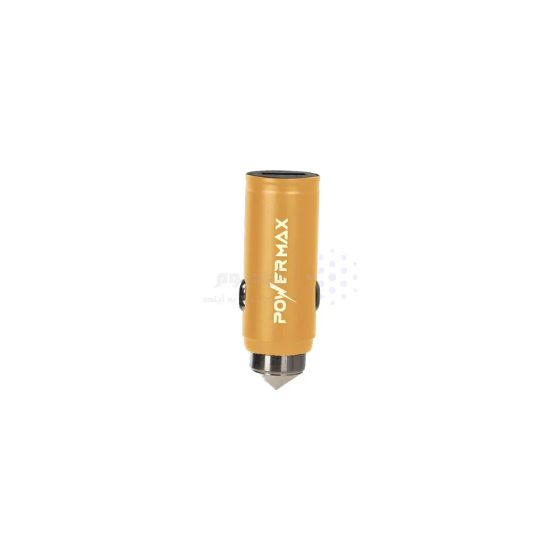 شارژر فندکی فست تک پورت Power Max مدل PM-009 12W - طلایی - تصویر 3