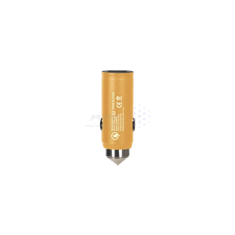 شارژر فندکی فست تک پورت Power Max مدل PM-009 12W - طلایی - تصویر 5