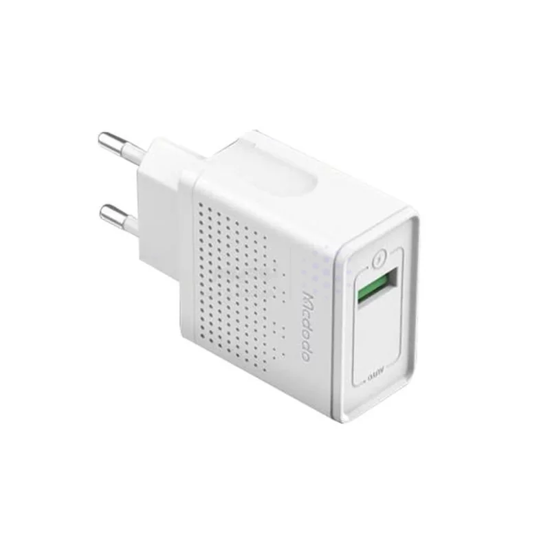 شارژر دیواری فست تک پورت Mcdodo مدل CH-5750 18W به همراه کابل شارژ Type-C - سفید (گارانتی متین) - تصویر 3