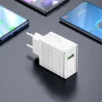 شارژر دیواری فست تک پورت Mcdodo مدل CH-5750 18W به همراه کابل شارژ Type-C - سفید (گارانتی متین) - تصویر 4