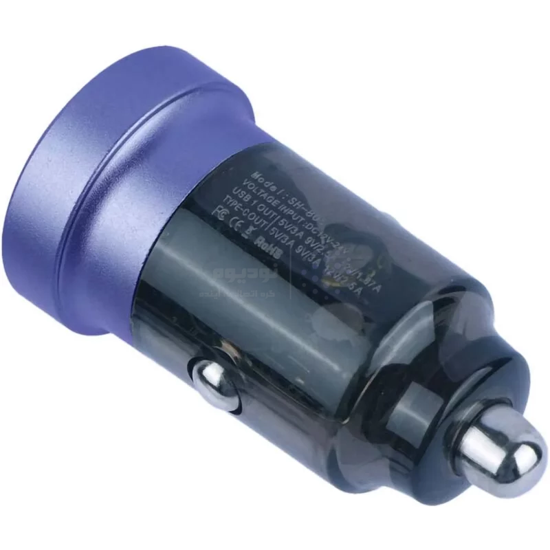 شارژر فندکی فست و PD دو پورت Shoosh مدل SH-805 48W - آبی - SMO - تصویر 4