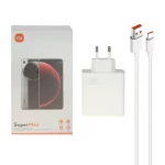 شارژر دیواری فست تک پورت Xiaomi مدل Super Max DY-13-EZ 120W - سفید - به همراه کابل شارژ MMS - Type-C (گارانتی شش ماهه YA)