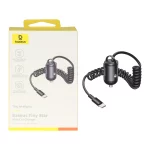 شارژر فندکی PD و فست دو پورت Baseus مدل Tiny Star 30W - مشکی (گارانتی آونگ)