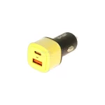 شارژر فندکی PD و فست دو پورت V-Smart مدل VS-11 67W - زرد - BSA - تصویر 4