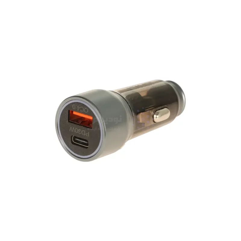 شارژر فندکی PD و فست دو پورت V-Smart مدل VS-14 67W - نقرآبی - BSA - تصویر 4