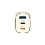 شارژر فندکی PD و فست سه پورت V-Smart مدل VS-19 55W - سفید - BSA - تصویر 5