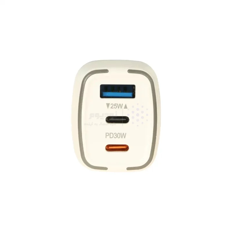 شارژر فندکی PD و فست سه پورت V-Smart مدل VS-19 55W - سفید - BSA - تصویر 5