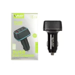 شارژر فندکی PD و فست سه پورت V-Smart مدل VS-19 55W - مشکی - BSA