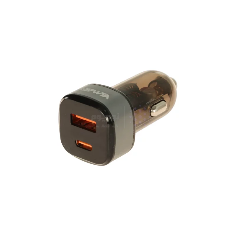 شارژر فندکی PD و فست دو پورت V-Smart مدل VS-110 67W - نقرآبی - BSA - تصویر 5