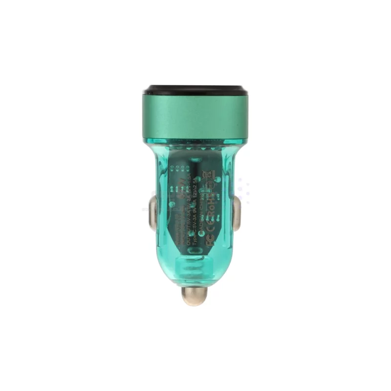 شارژر فندکی PD و فست دو پورت V-Smart مدل VS-110 67W - سبز - BSA - تصویر 3