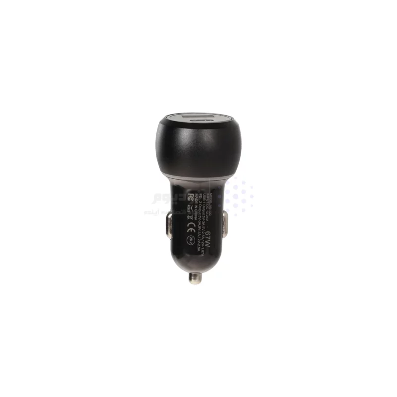 شارژر فندکی PD و فست دو پورت V-Smart مدل VS-130 67W - مشکی - BSA - تصویر 3