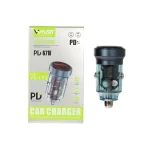 شارژر فندکی PD و فست دو پورت V-Smart مدل VS-193 67W - سرمه ای - BSA
