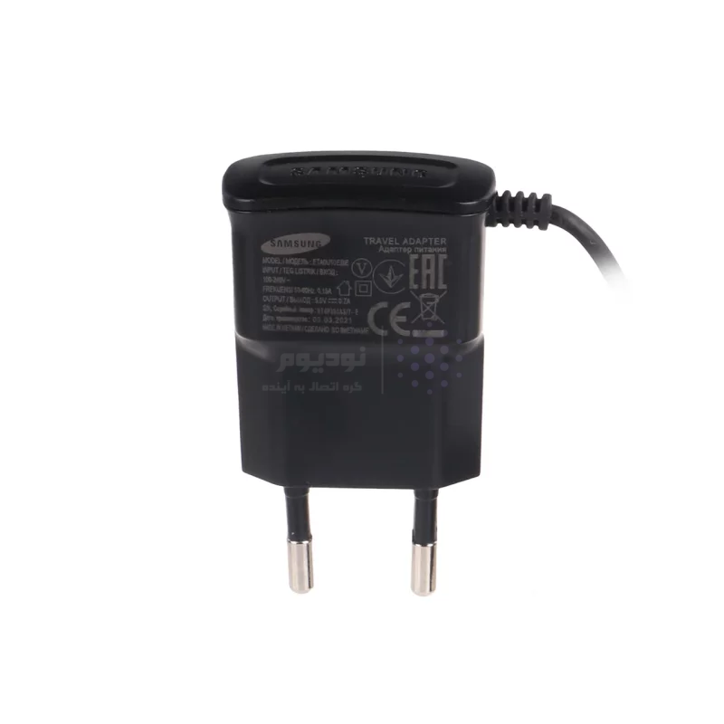 شارژر دیواری SAMSUNG مدل i9000 - مشکی - DST (گارانتی شش ماهه) - تصویر 3