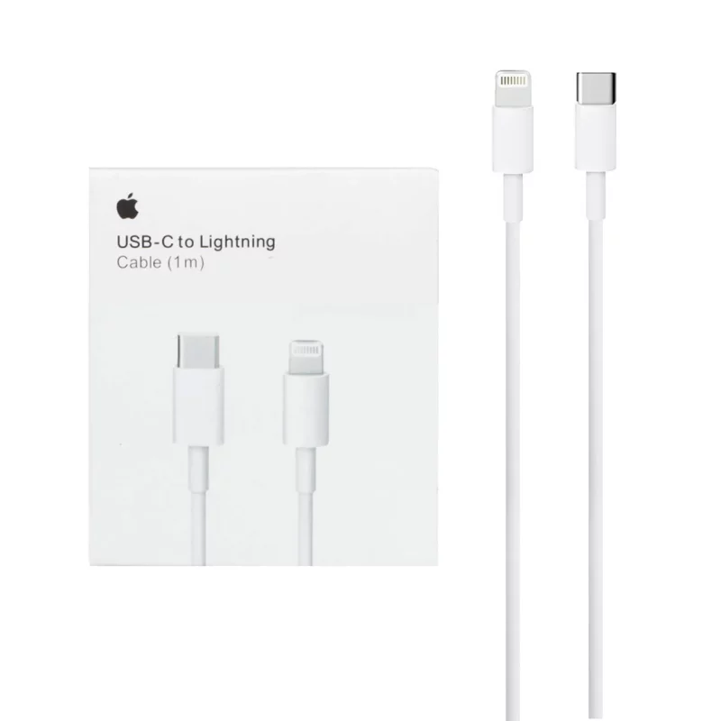 کابل شارژ آیفون 13 پک دار مدل A1703 - سفید - MMS - تصویر 2